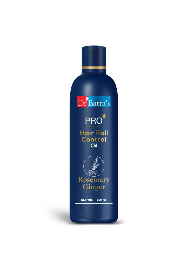دكتور باترا زيت دكتور باترا برو للتحكم في تساقط الشعر، تغذية فروة الرأس، غني بمستخلصات الجينسنغ وإكليل الجبل، شعر صحي مناسب 200 مل - Image 1
