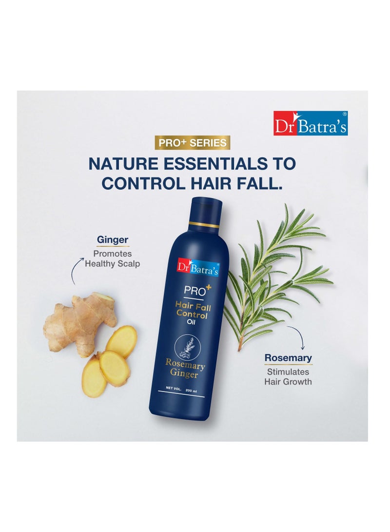 دكتور باترا زيت دكتور باترا برو للتحكم في تساقط الشعر، تغذية فروة الرأس، غني بمستخلصات الجينسنغ وإكليل الجبل، شعر صحي مناسب 200 مل - Image 3