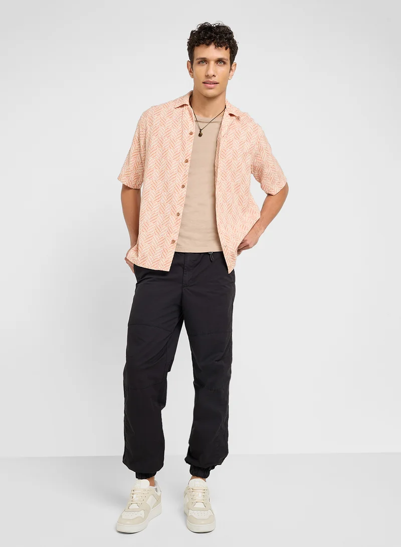 JACK & JONES Jprbluvincent Print Resort  Shirt