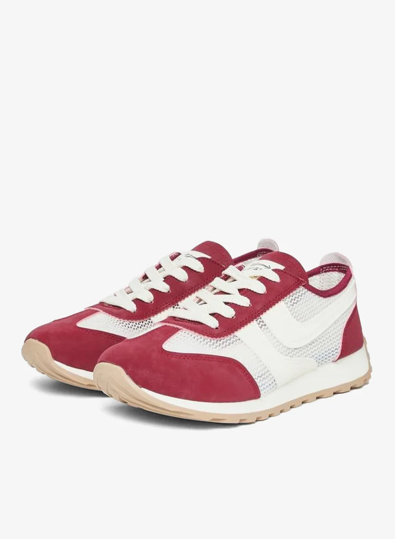 Styli Women Red Retro Style Sneakers