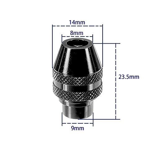 HAKATOP 2Pcs Multi Quick Change Keyless Chuck Replacement for Dremel 4486 Rotary Tools 3000 4000 7700 8200 - Image 2