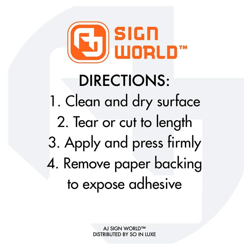 AJ Sign World شريط لاصق مزدوج الجوانب فائق النحافة 1 1/2 بوصة من AJ Sign World الأفضل - Image 3