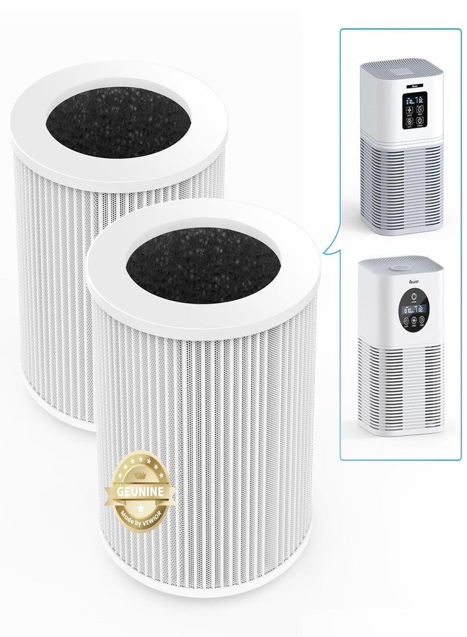 VEWIOR Official A1 A1W Air Purifier Replacement Filter H13 True HEPA Air Purifier Filter, Compatible with VEWIOR HQSC-50 HQKJ-80 A1 A1W Air Purifier, 2-Pack - Image 1