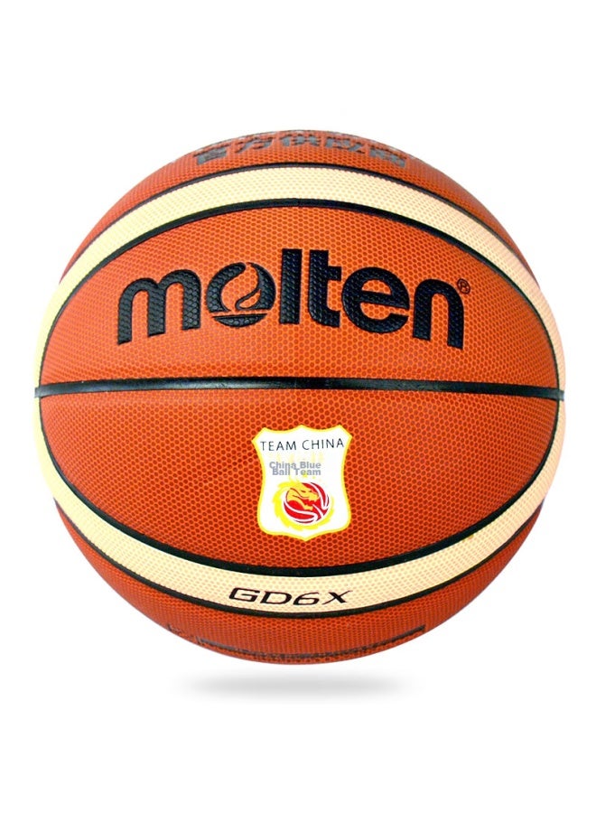 Molten Basketball, Size 6, For Women And Youth, Indoor And Outdoor Use, Suitable For National Teams, Pu Material, Gd6x-c - Image 2