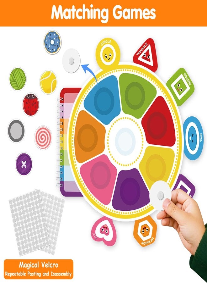 abcxgood Double-Sided Montessori Toys & Toddler Puzzles Ages 1-3 | 56 Reusable Learning Activities, Toddler Travel Toys & Shapes Puzzle for Home, Car, Airplane - Image 3