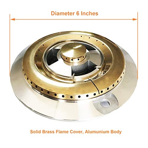 GRILLJOB BBQ Grill Side Burner Head Replacement Parts for Single and Double Side Burner from Blaze, Sunstone, Summerset, Jenn Air Use with Both LP & NG Gas - Image 3