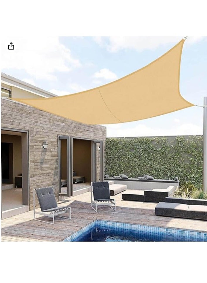 5 x 6m Sunny Guard Rectangular Waterproof Windproof UV Protection Patio Garden Outdoor Porch Sunshade, Sand, - Image 2