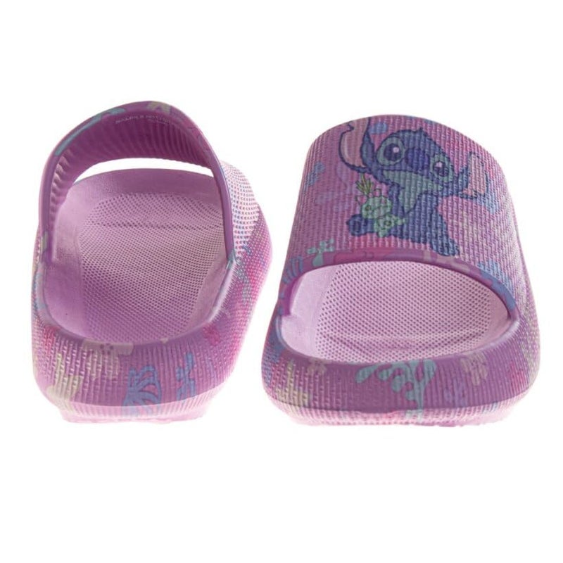 Josmo Kids Lilo and Stitch Slide Open Toe Girls Sandals Stitch SlipOn Slides - Pink size 13 little kid - Image 3