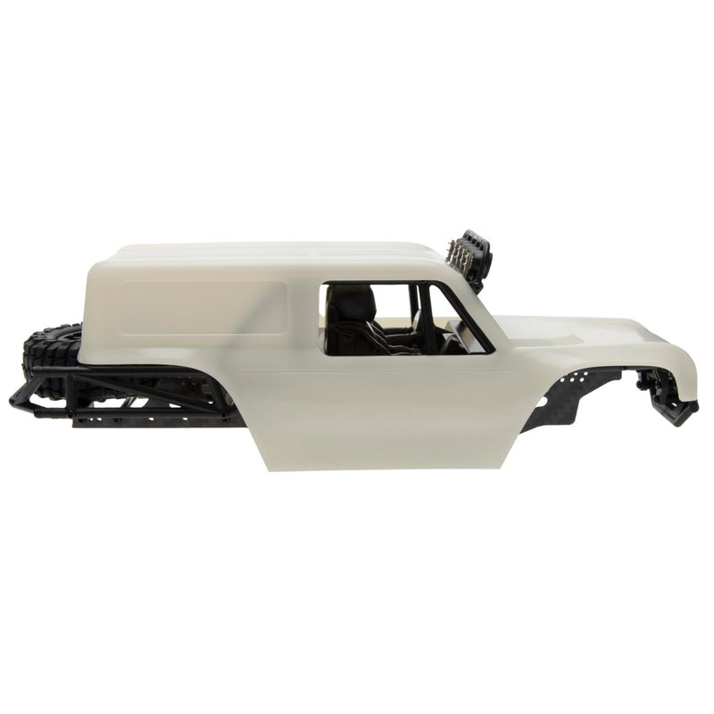 MEUS RACING MB24 SCX24 Body 5.2in 132MM Body Shell ABS+Nylon Carbon Fiber Chassis for 1/24 Axial SCX24 Bronco JLU B-17 C10-(Primary Color) - Image 4