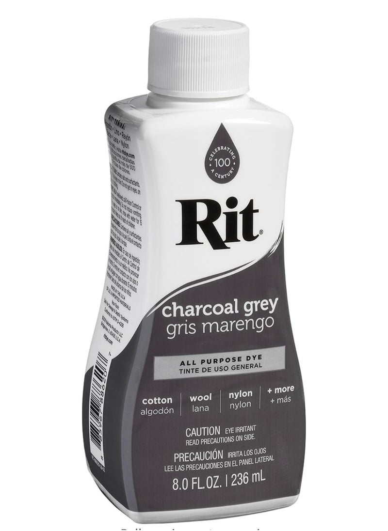 RIT Rit All-Purpose Liquid Dye, Charcoal Grey  - Image 2