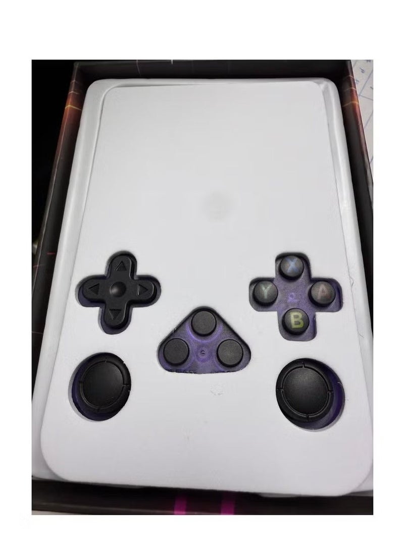 J36 Ultra Game Console 3.5 Inch Portable Retro Game Console Built-in 20000+ Games With 64GB Memory Card Video Games Console 20+ Supported Simulator Platform 3000mAh Battery IPS Screen Toys And Games For Kids And Adults Transparent Purple - Image 2