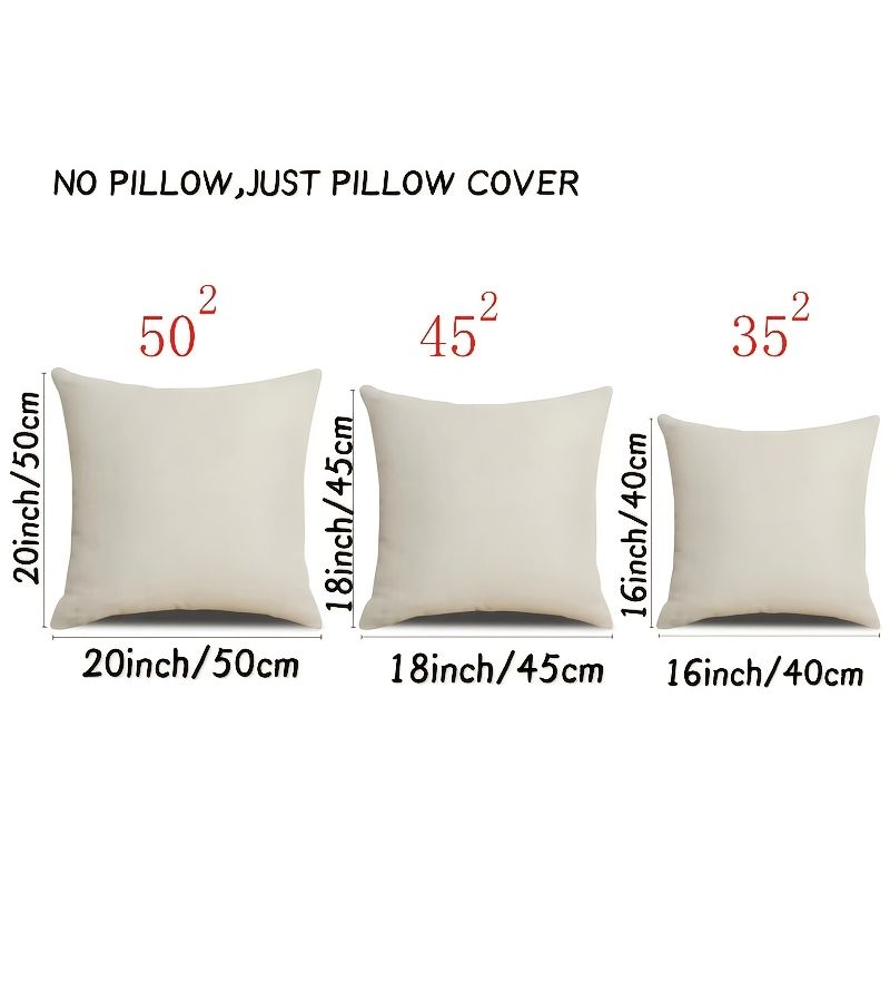4pcs Light Blue Ocean Themed Pillow Covers Featuring Seahorses Shells Starfish And Turtles In Watercolor Style With Algae And Coral Accents Polyester 19.69inch By 19.69inch For Home Decor - Image 3