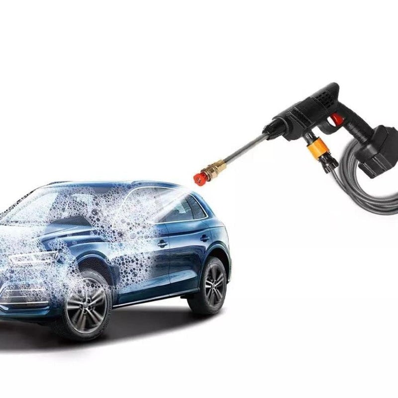 LAYZOO Wireless High Pressure Washer for Car Washing 48V Rechargeable Electric Pressure Washer Gun Machine Tool for Bike Cleaning Double Battery - Image 2