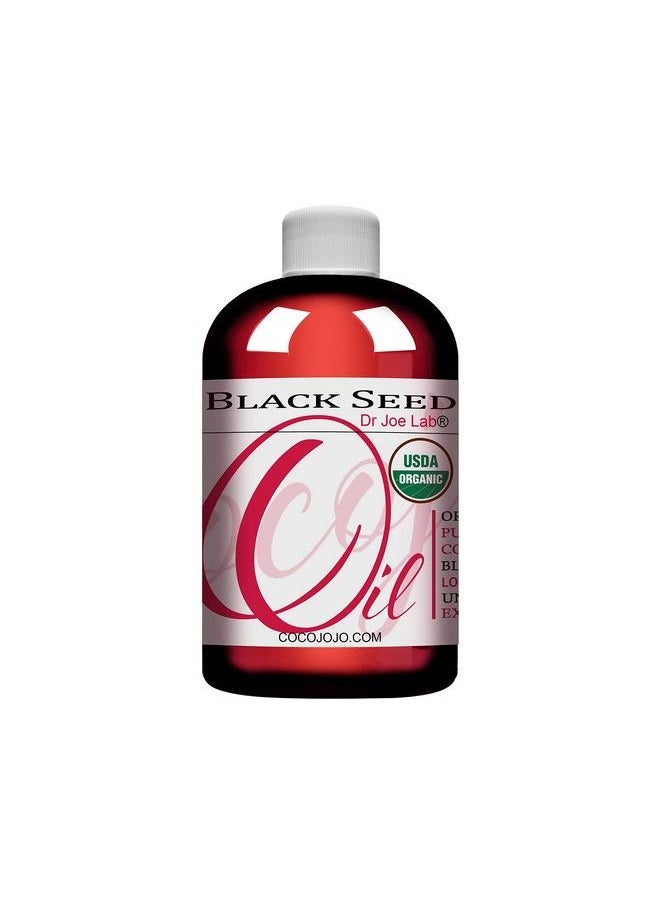 Dr Joe Lab Organic Black Seed Oil 8 Oz Usda Certified Organic 100% Pure Natural Black Cumin Seed Oil Unrefined Cold Pressed Extra Virgin Nigella Sativa Oil Premium Grade A Black Seed Oil Organic Cold Pressed  - Image 3