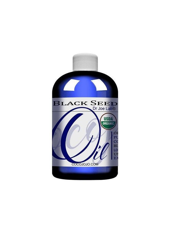 Dr Joe Lab Organic Black Seed Oil 8 Oz Usda Certified Organic 100% Pure Natural Black Cumin Seed Oil Unrefined Cold Pressed Extra Virgin Nigella Sativa Oil Premium Grade A Black Seed Oil Organic Cold Pressed  - Image 4