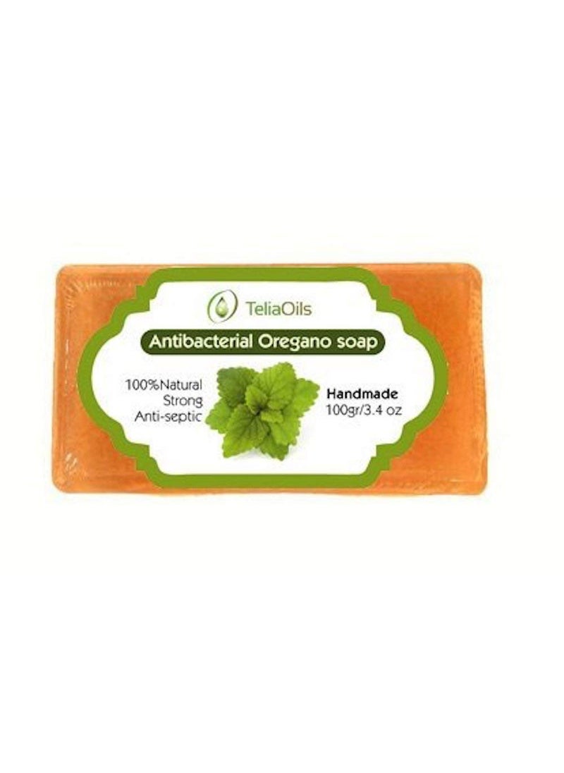 teliaoils Teliaoils Powerful Natural Cleansing Face  Body Bar Soap With Oregano Oil for Deep Skin Cleansing 