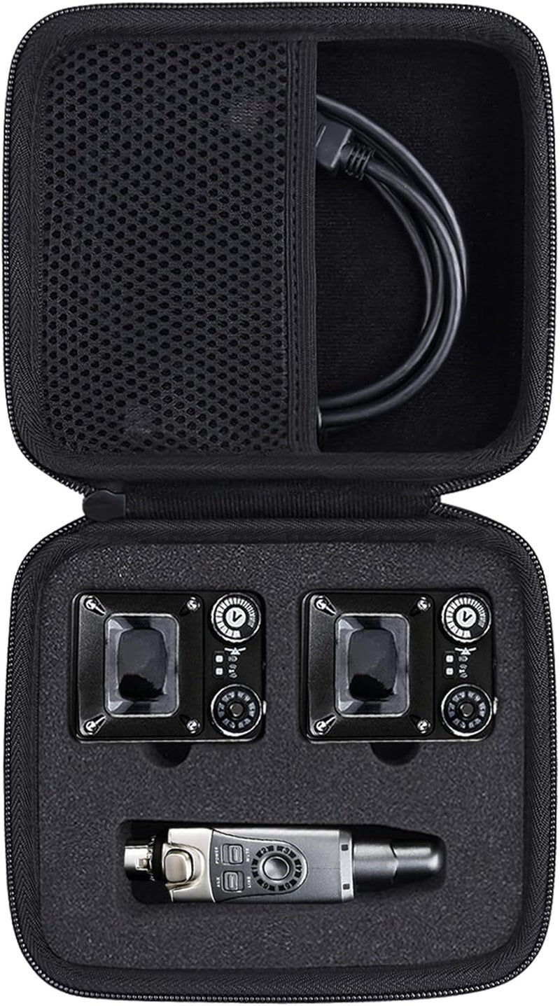 co2CREA Hard Travel Case Replacement for Xvive U4R2 Wireless in-Ear Monitoring System IEM System Transmitter Beltpack Receiver - Image 1