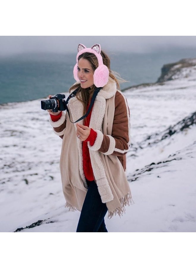 غطاء الأذن في الهواء الطلق في الهواء الطلق في فصل الشتاء الأذن غطاء الأذن - Image 2