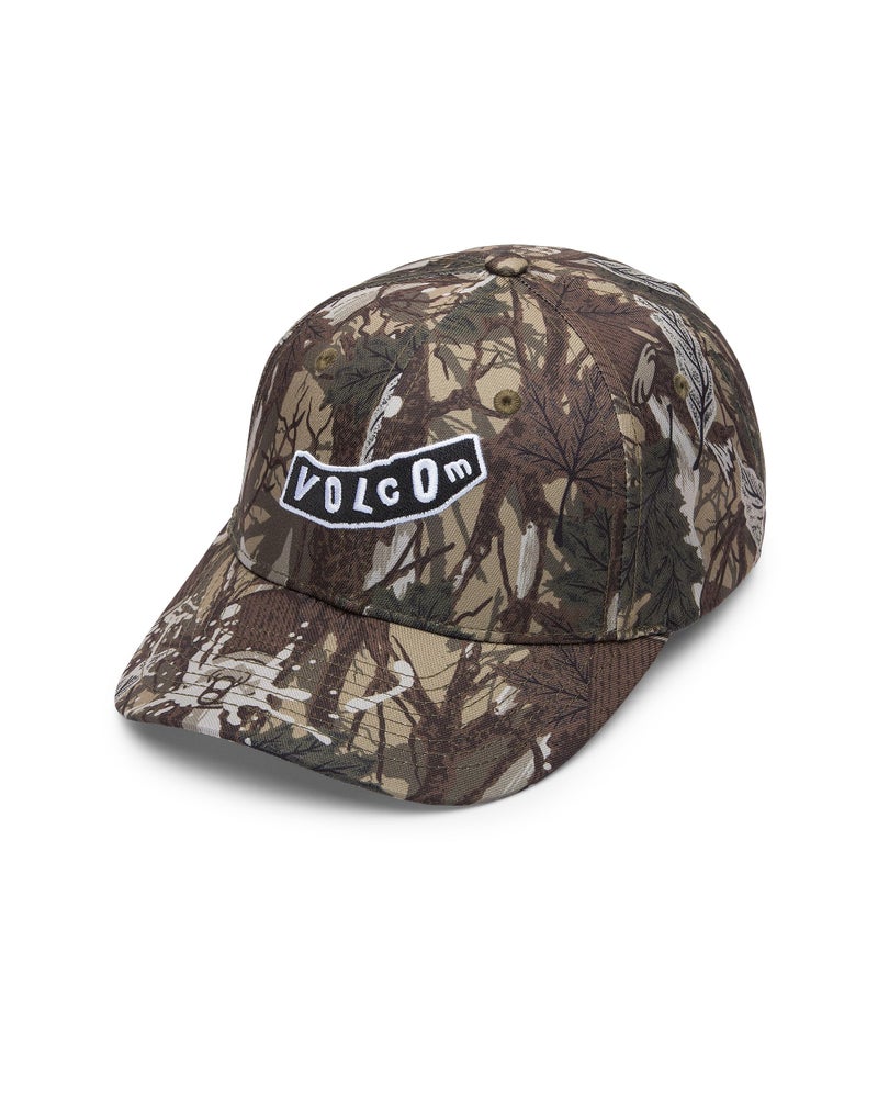 Volcom Men's Snapback Hat - Adjustable Flat Brim Cap with Logo Embroidery, Air Camouflage, One size - Image 1