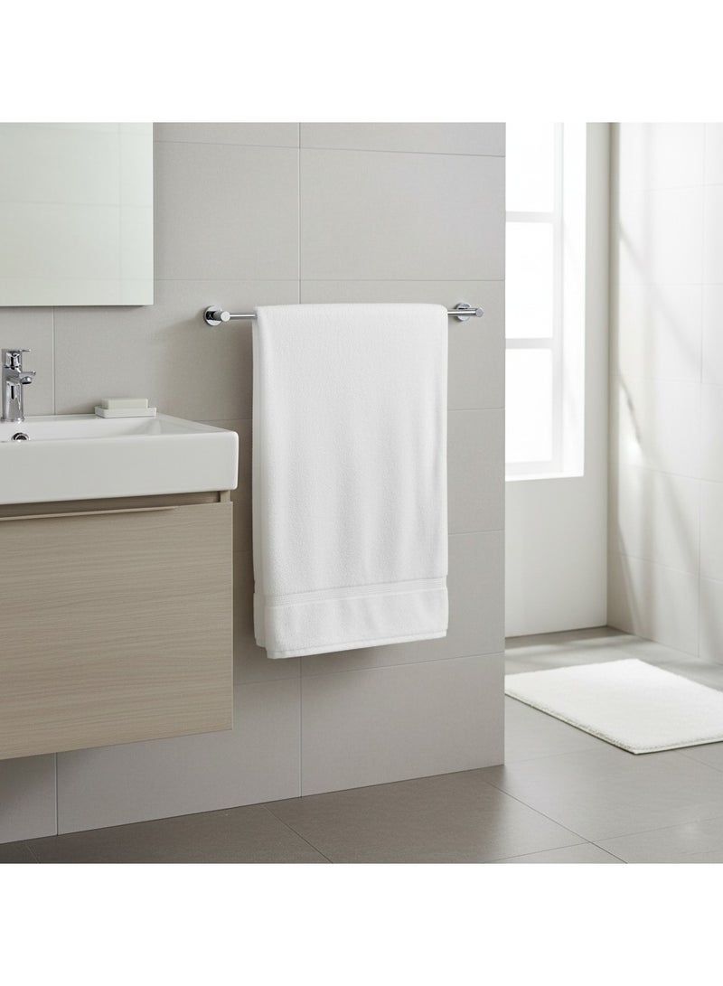 فابينني منشفة حمام فاخرة من القطن الفاخر، قطعتان، 70×140 سم، 550+ جرام لكل متر مربع، مناشف حمام فاخرة كبيرة، فائقة الامتصاص، سريعة الجفاف، بجودة فنادق، بيضاء - Image 3