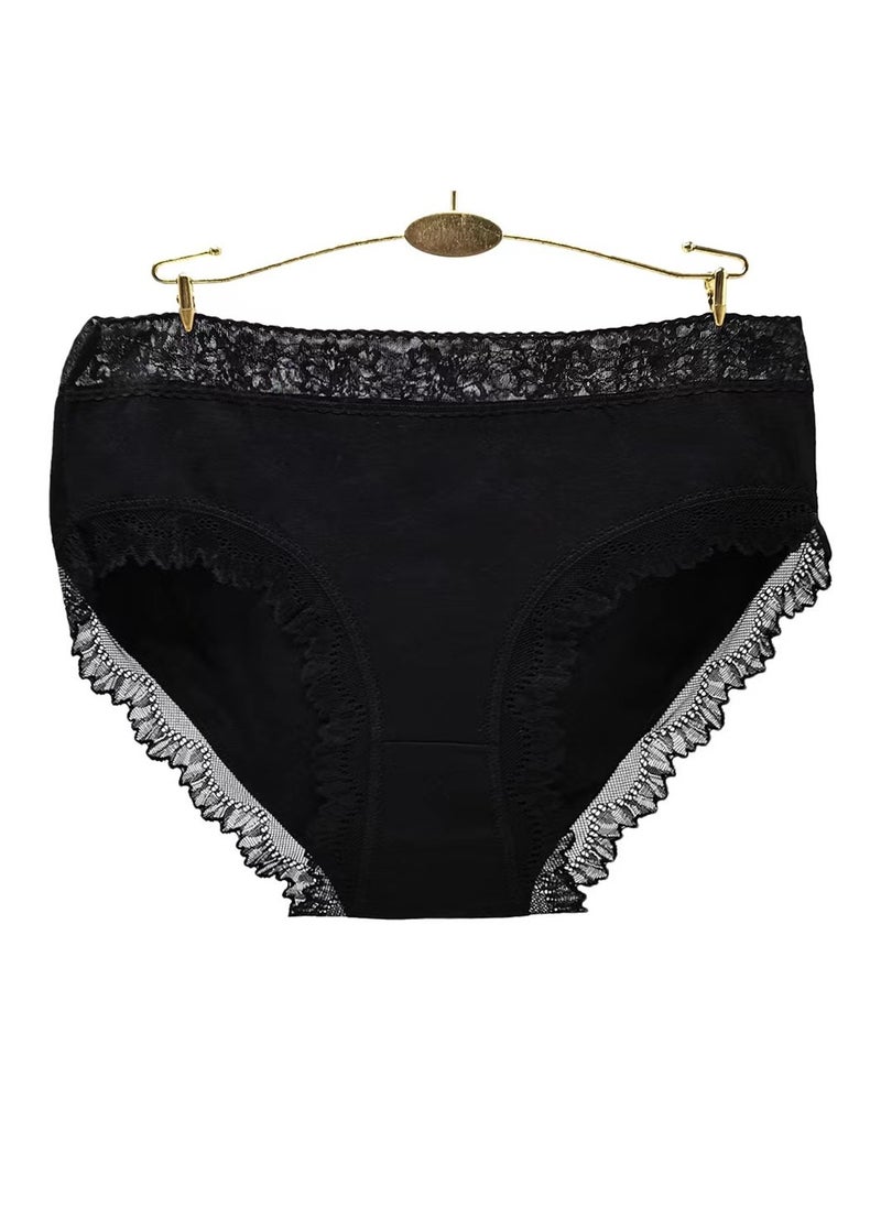 Zeemey - Zeemey 6 Pack Womens Underwear Cotton Sort Bikini Breathable Panties Low Rise Hipster Ladies Charming Cheeky Lingerie - Image 1