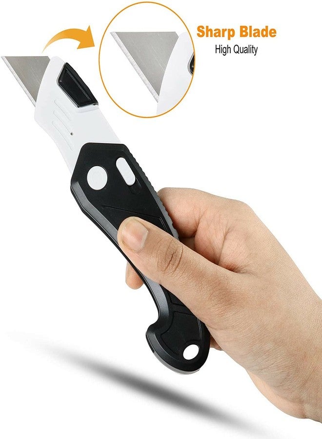 VIP Home Essentials Lightweight Strong ABS Plastic Folding Utility Box Cutter (6 Pack) - Image 4