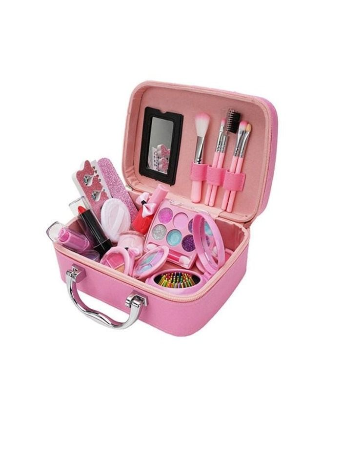 A Makeup Bag That Decorates Girls With a Pink Color And a Suitable Shape - Image 1
