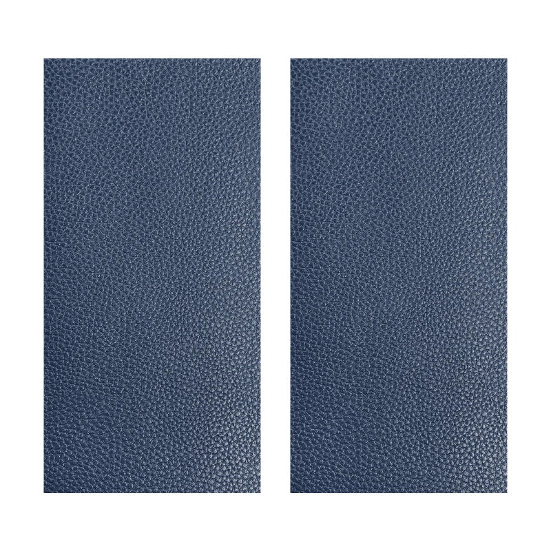 FSTURIOS 2 PCS Leather Repair Patch Tape 4 x 8 Inch PU Vinyl Repair Patches for Car Upholstery Seat Waterproof Self Adhesive Leather Tape Repair Kit for Furniture Couches Chairs Navy Blue - Image 3