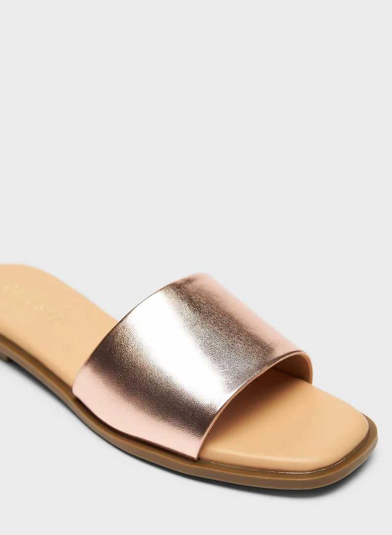 Celeste Single Strap Flat Sandals