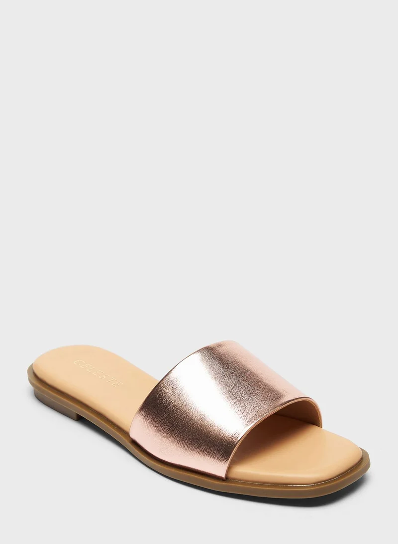Celeste Single Strap Flat Sandals