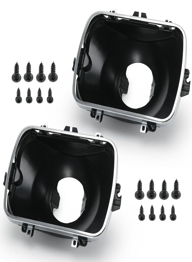 FQRANBO 42437 Headlight Bucket Kit, 5X7 Headlamp Bracket Mounting Kit Compatible with Chevrolet Express GMC Savana 1500 2500 3500 Safari Yukon Topkick Chevy Exprress 4500 K10 K20 K30 (2 Pack) - Image 1