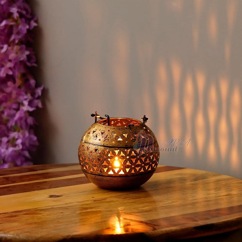 Discount ARA Antique Lota Tealight Holder for Living Room DecorationPooja Room Decorative ItemDiwali Decoration Items - Image 1