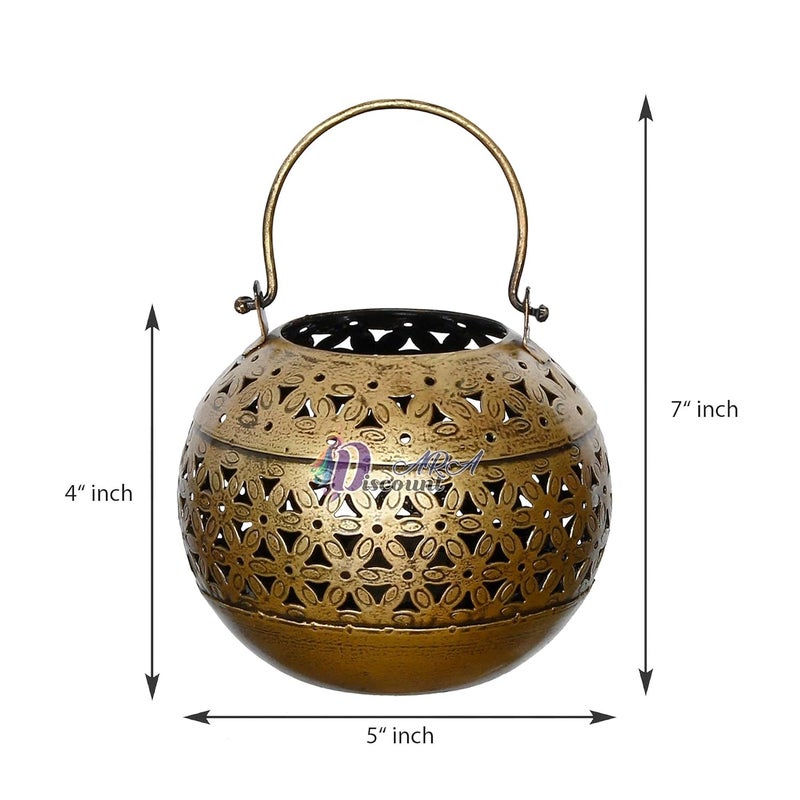 Discount ARA Antique Lota Tealight Holder for Living Room DecorationPooja Room Decorative ItemDiwali Decoration Items - Image 3