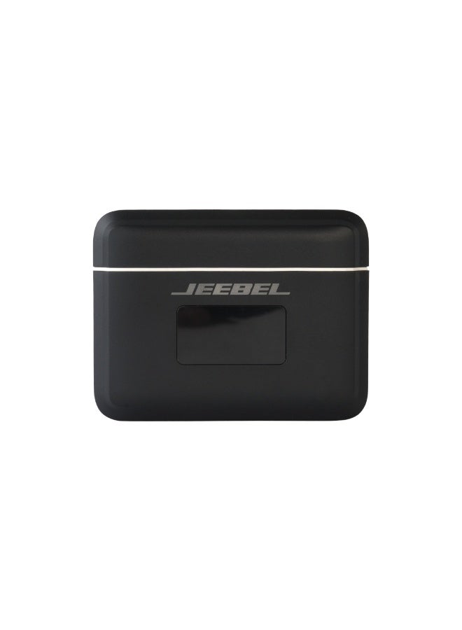 جيبيل مايك لاسلكي مزدوج مع شاشة رقمية – تقنية تقليل الضوضاء 75 ديسيبل – زمن تأخير منخفض 25 مللي ثانية – بطارية تدوم 6 ساعات مع علبة شحن بسعة 1000 مللي أمبير – عدد 2 مايكروفون – متوافق مع أجهزة iOS وأندرويد - Image 2