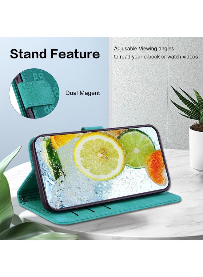 اس-توب جراب لهاتف Honor X9 / X9 5G، جراب هاتف جلدي منقوش مزدوج على شكل 8 - Image 5