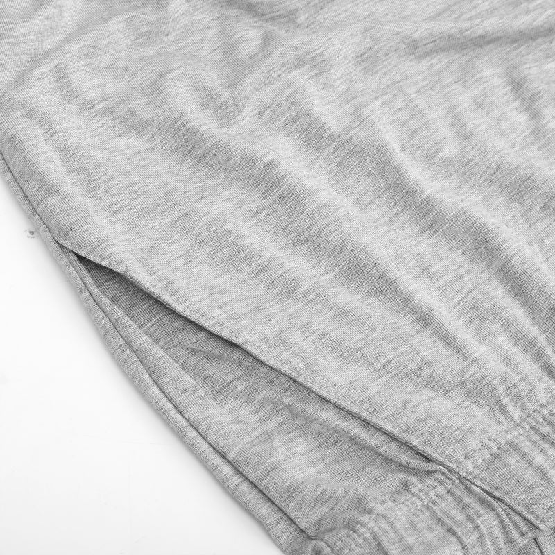 2 pcs Pajama Trousers for Loose Casual Pants for Home Sleeping Trousers Size 5XL (Grey) - Image 4