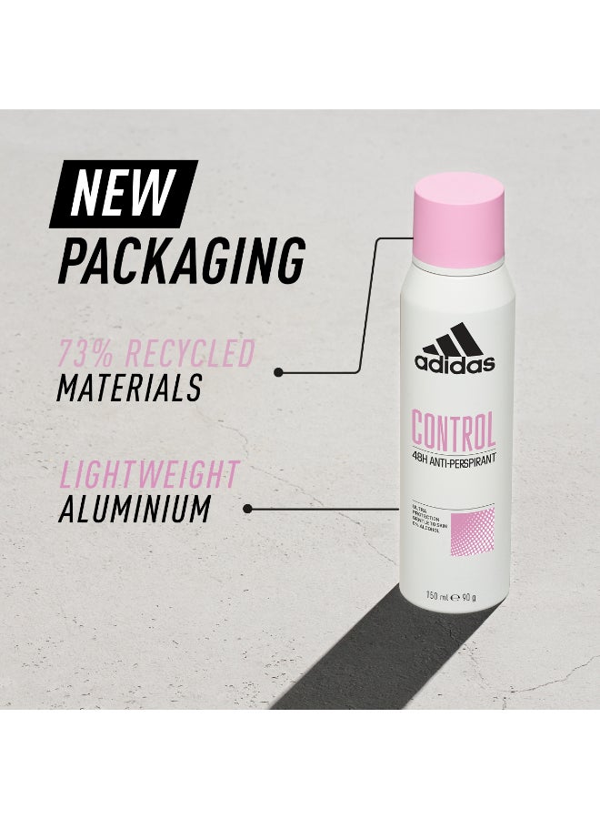 Adidas Control Anti-Perspirant Spray 150ml - Image 3