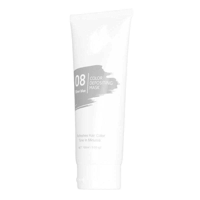 100ml Dyed Hair Conditioner Easy Coloring Gentle Color Dyed Depositing Conditioner Grey - Image 3