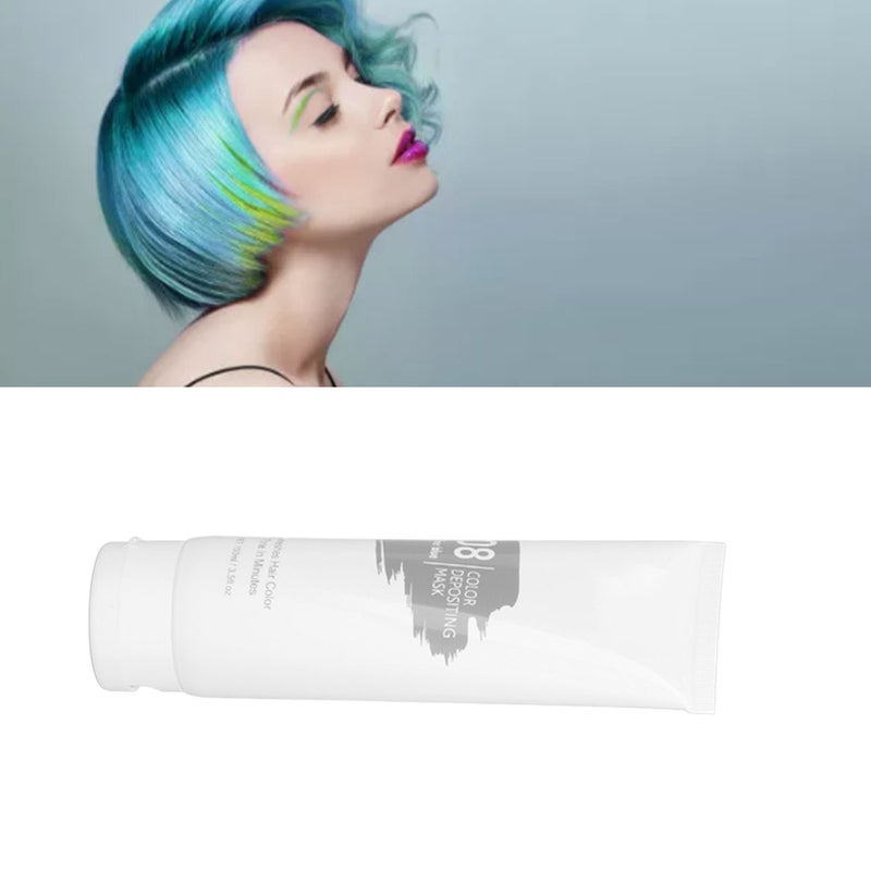 100ml Dyed Hair Conditioner Easy Coloring Gentle Color Dyed Depositing Conditioner Grey - Image 2