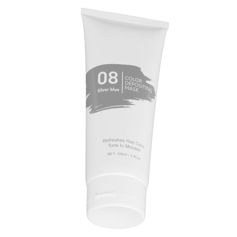100ml Dyed Hair Conditioner Easy Coloring Gentle Color Dyed Depositing Conditioner Grey - Image 4