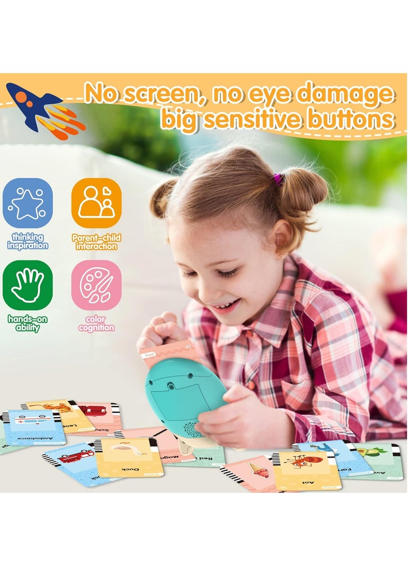 Talking Flash Cards for Toddler Interactive Toy - Sensory Toy for Autistic Children Learning Toys for Toddler Speech Therapy Toys Preschool Kids Thanksgiving Day Xmas Present Birthday Gift 240 Words  - Image 2