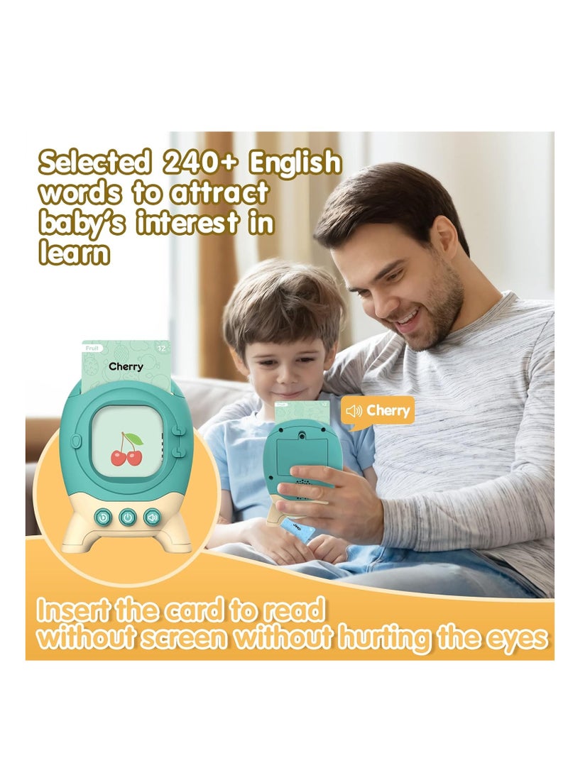 Talking Flash Cards for Toddler Interactive Toy - Sensory Toy for Autistic Children Learning Toys for Toddler Speech Therapy Toys Preschool Kids Thanksgiving Day Xmas Present Birthday Gift 240 Words  - Image 4
