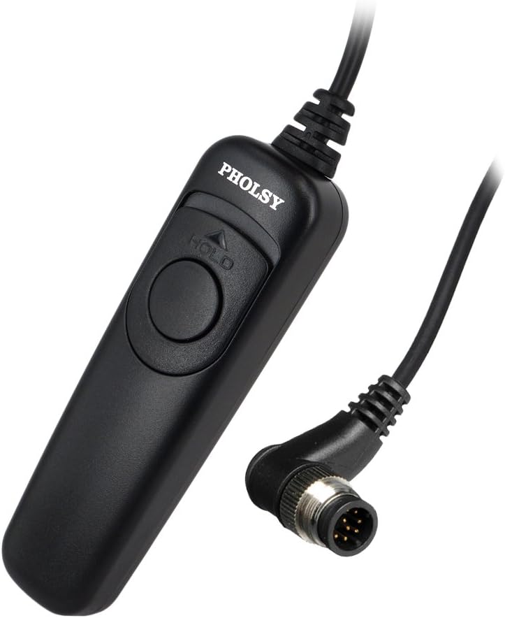 PHOLSY N8 Shutter Remote Control Cable Release Cord for Nikon Z8, Z9, D3, D4, D4s, D5, D6, D800, D850, D810, D700, D500, D300, D200, F6, F100, F5, F90, N90s, D1X, D2H, D3X, Replaces Nikon MC-30A - Image 1