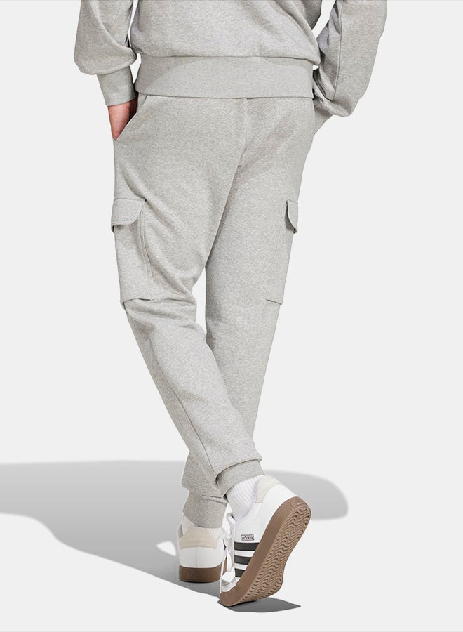 Adidas Essentials Feelcozy Fleece Cargo Joggers - Image 2