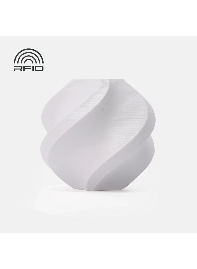 Bambu Lab Bambu PETG HF -White- with Bambu Reusable Spool White - Image 1