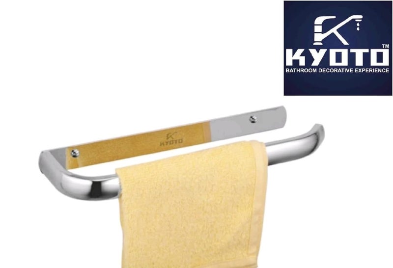 Kyoto KYOTO LAVABI Towel Ring Stainless Steel Chrome Finished Wall Hanging RingTowel RingNapkin HolderTowel Hanger for Kitchen Wash Area Bathroom Accessories Pack of 1  - Image 2
