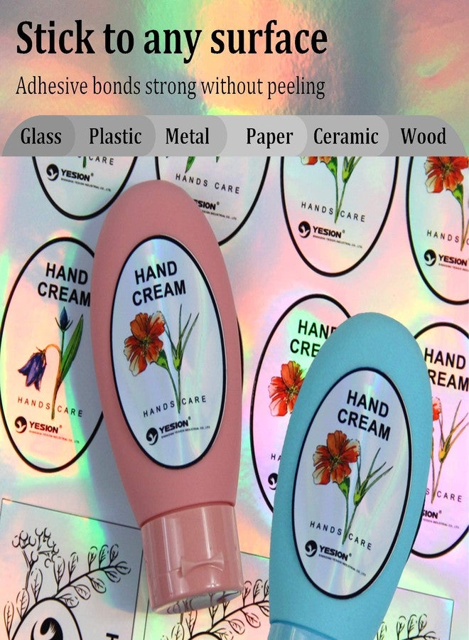 MECOLOUR Holographic Sticker Paper 8.5'' 11'' Printable Premium Rainbow Vinyl, Waterproof, Dries Quickly Vivid Colors, Holds Ink Well- Tear Resistant -for Inkjet Printer 50 SHEETS - Image 5