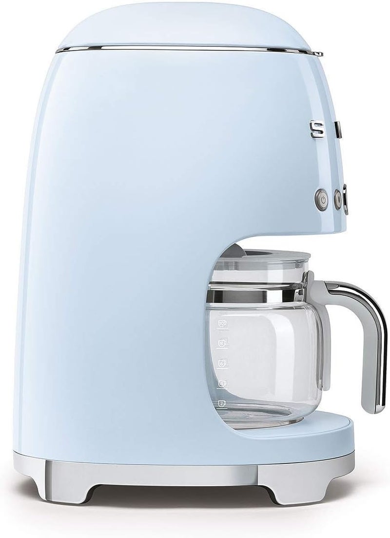 سميج ماكينة صنع القهوة بالتقطير بتصميم جمالي كلاسيكي من فترة الخمسينيات 1.4 L 1050 W DCF02PBUK الباستيل الأزرق - Image 4