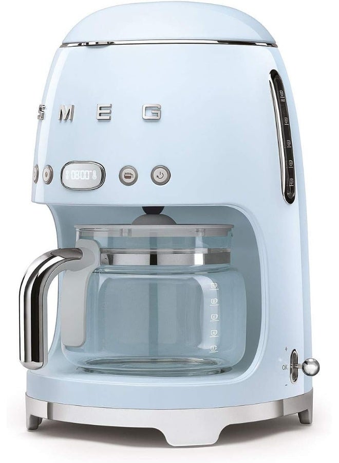 سميج ماكينة صنع القهوة بالتقطير بتصميم جمالي كلاسيكي من فترة الخمسينيات 1.4 L 1050 W DCF02PBUK الباستيل الأزرق - Image 2
