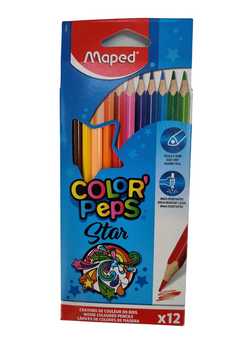 Maped All In One School  Stationery Value Pack (Set  of 7)Assorted Colors